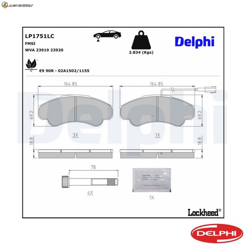 Brake pad set disc - pad,