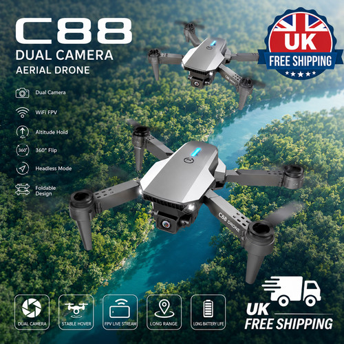 E88 pro drone dual - drone,