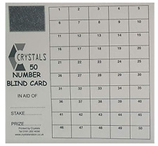 BLIND CARD 1 - 50 SCRATCH CARD