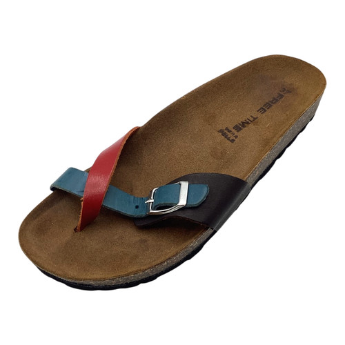 Free time multi colour leather - time,