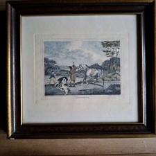 Framed Print Etching Coursing