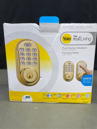 Yale security electronic push - security,