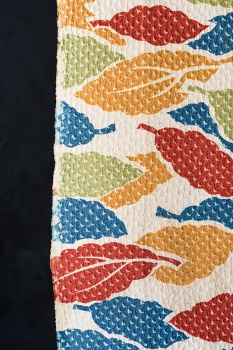 Shibori silk kimono fabric - silk,