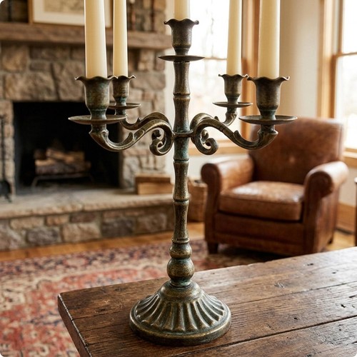Antique bronze light - bronze, 5-light