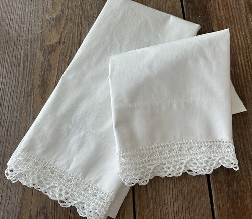 Vintage pair crisp white - vintage, 2