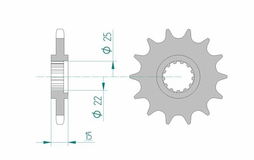 44494 standard steel - 44494-standard, pinion