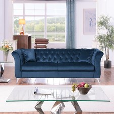 Velvet Chesterfield Sofa