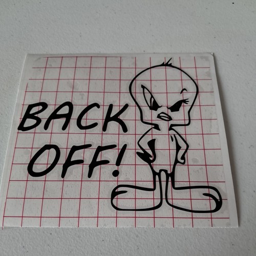 Car window sticker - /,