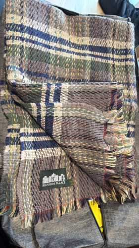 Blenheim palace wool plaid - palace,