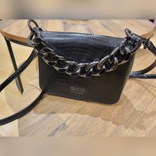 Guess Back Tullia Croc Cross Body Bag