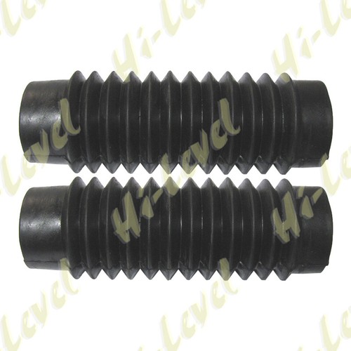 Black motorcycle fork - motorcycle, gaitors