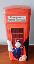 M & S Scottish Shortbread 2013 Traditional British Red Telephone Box Empty Tin