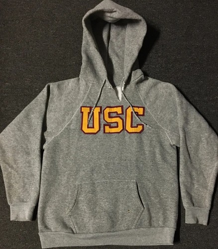 Vtg 70s usc faded distress - 70s,