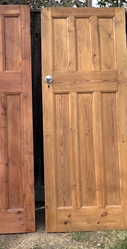 Victorian edwardian pine door - victorian,
