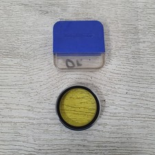 Voigtlander 32mm Push-On AR 301/32 Camera YELLOW Lens Filter in Case  -B26