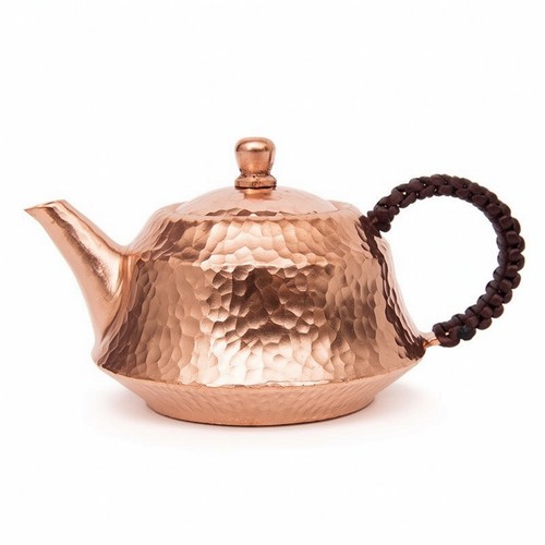 Copper teapot compact vessel - copper,