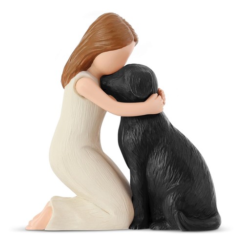 Love dog figurines statues - my,