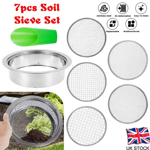 Soil sieve sifter set dirt - sieve,