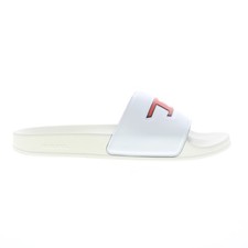 Diesel SA-Mayemi D Y02800-P4440-H8985 Mens White Slides Sandals Shoes