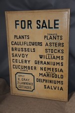 VINTAGE MID 20TH WOODEN SIGN