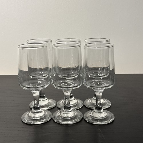 Vintage liqueur glasses - 6x,
