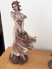 BEAUTIFUL BRONZED FIGURINE BY JOHN SUTCLIFFE EXCELLENT CONDITION.