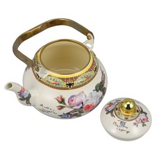  1.5L Enamel Floral Tea Kettle