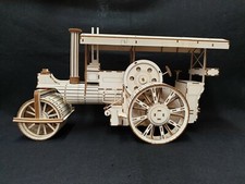 Laser Cut Wooden Vintage Steam