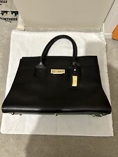 Franchetti Bond Black Leather Handbag 