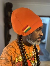 Rasta Turban Bobo orange hat