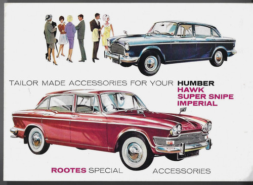 Humber hawk super snipe v - super,