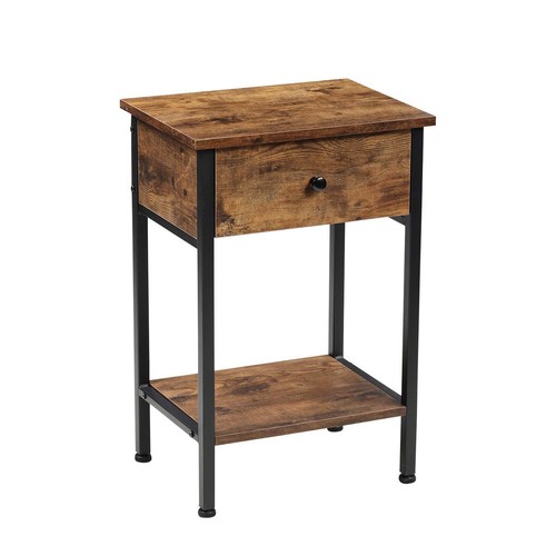 Bedside table brown cabinet - table,