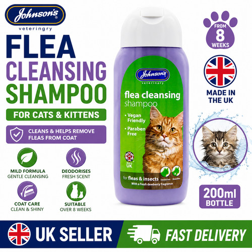 Johnson vet cat flea - johnson's, shampoo