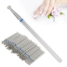 ›50pcs Spherical Nail Drill
