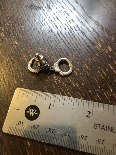Handcuff lapel pin tie tac - lapel,