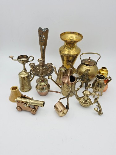 Vintage brass miniature - brass,