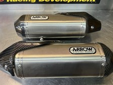 Triumph Speed Triple 1050 RS 2018-2020 Arrow Exhaust Silencers Mint Condition
