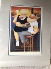 Beryl Cook Mounted Signed