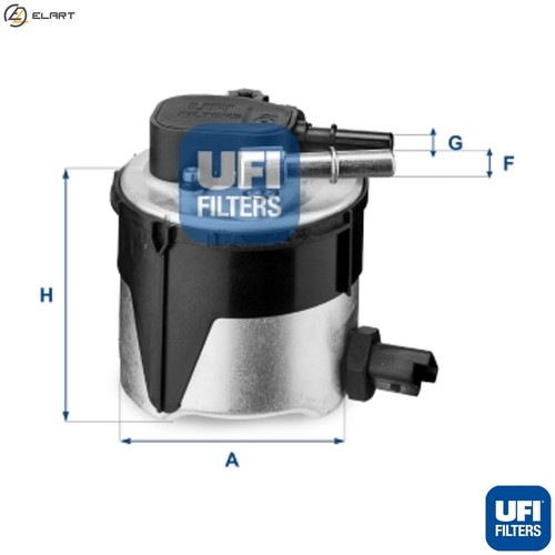 Fuel filter 170 for - 55.170.00,