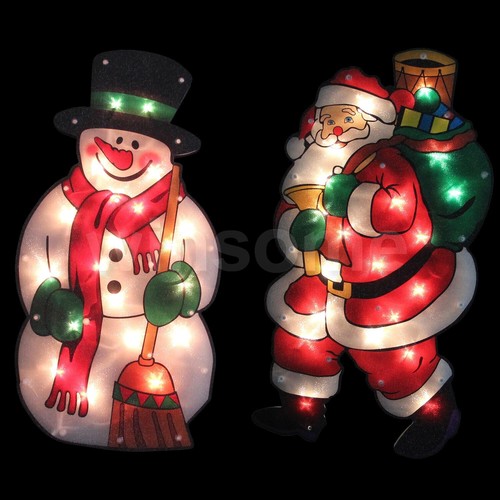 Santa snowman 20 led - /,