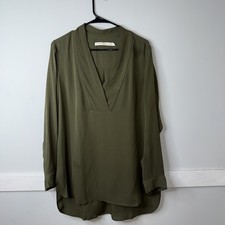 Marie Oliver Black Silk Blouse