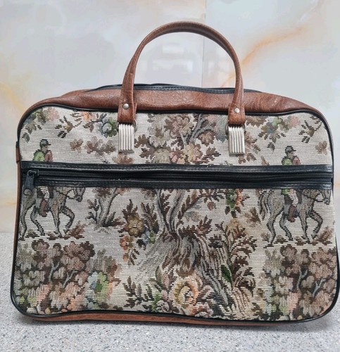 Vintage tapestry bag 80s - tapestry,