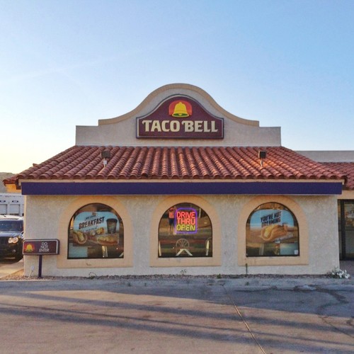 Taco bell 1970s - |, x