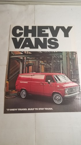 Vintage 1977 chevrolet vans - chevrolet,