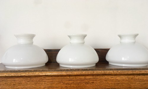 Vintage white glass - of,