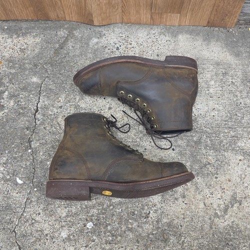 Bean chippewa boots size 10 - bean,