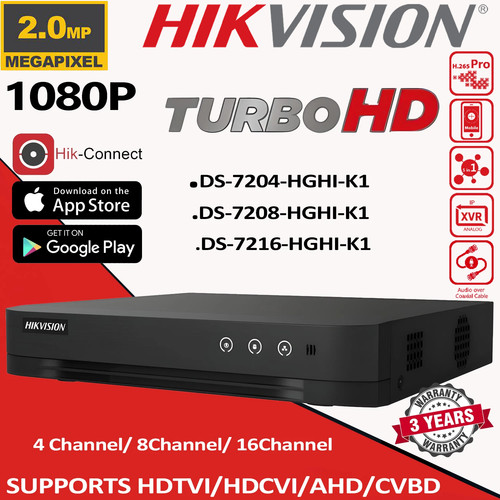 Hikvision 2mp dvr 16ch - dvr, 4/8/16ch