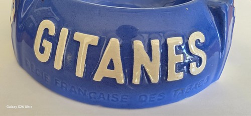 Gitanes cigarette ashtray - gitanes,