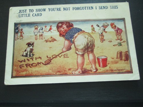 Bamforth postcard seaside - bamforth,