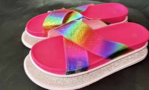 Rainbow pink platform - pink,